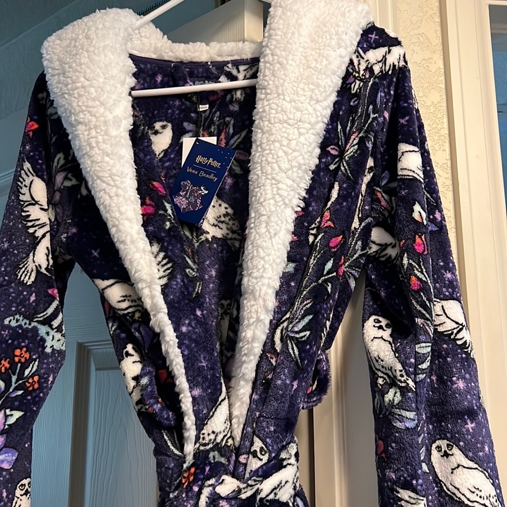Vera Bradley Harry Potter soft robe new with tag size s/m